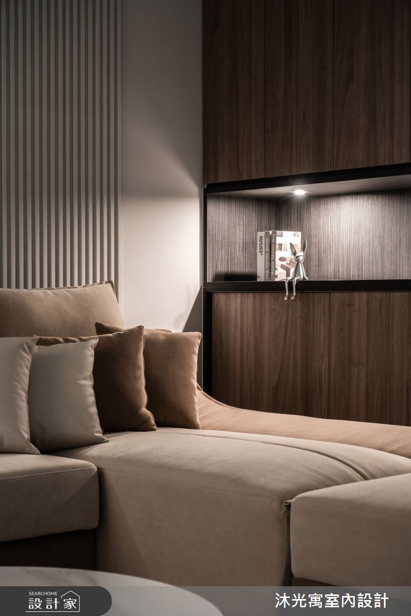 46坪新成屋(5年以下)＿現代風客廳案例圖片＿沐光寓室內設計＿沐光寓_15之6