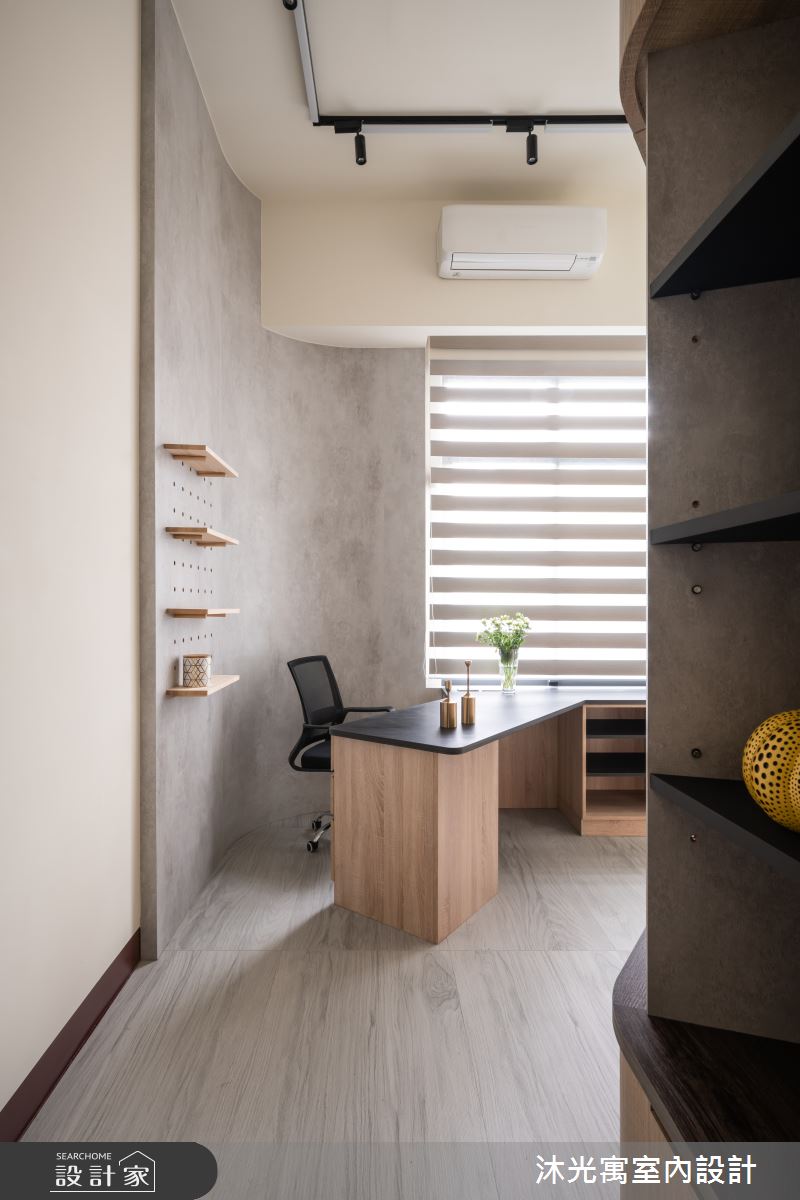 46坪新成屋(5年以下)＿現代風工作區案例圖片＿沐光寓室內設計＿沐光寓_15之31