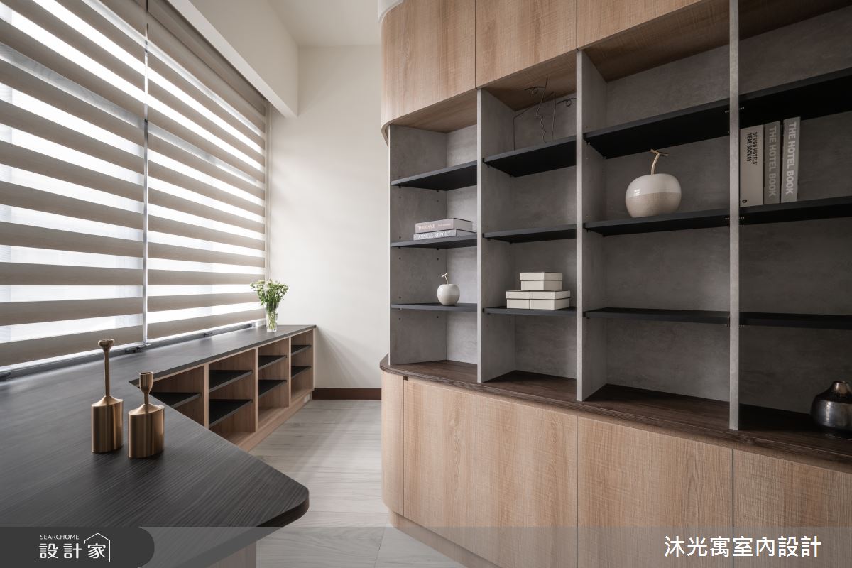 46坪新成屋(5年以下)＿現代風工作區案例圖片＿沐光寓室內設計＿沐光寓_15之33