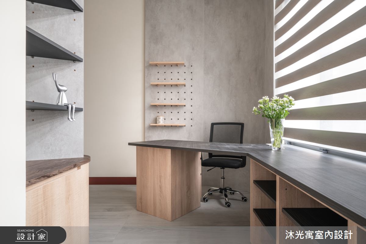 46坪新成屋(5年以下)＿現代風工作區案例圖片＿沐光寓室內設計＿沐光寓_15之34