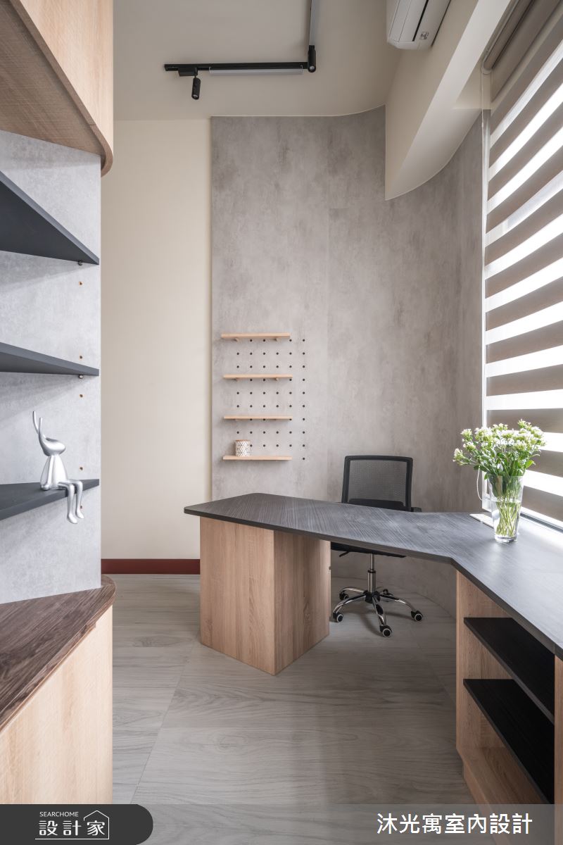 46坪新成屋(5年以下)＿現代風工作區案例圖片＿沐光寓室內設計＿沐光寓_15之35