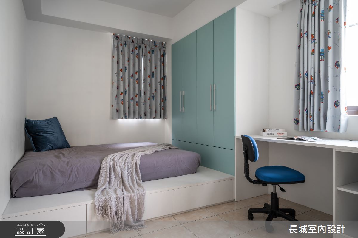 72坪老屋(31~40年)＿簡約風臥室案例圖片＿長城室內設計＿長城_01.三代共居之13