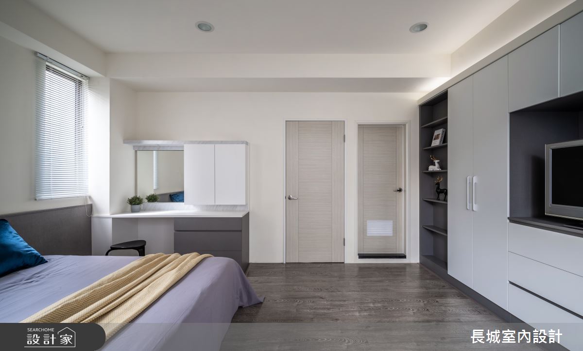 72坪老屋(31~40年)＿簡約風臥室案例圖片＿長城室內設計＿長城_01.三代共居之9