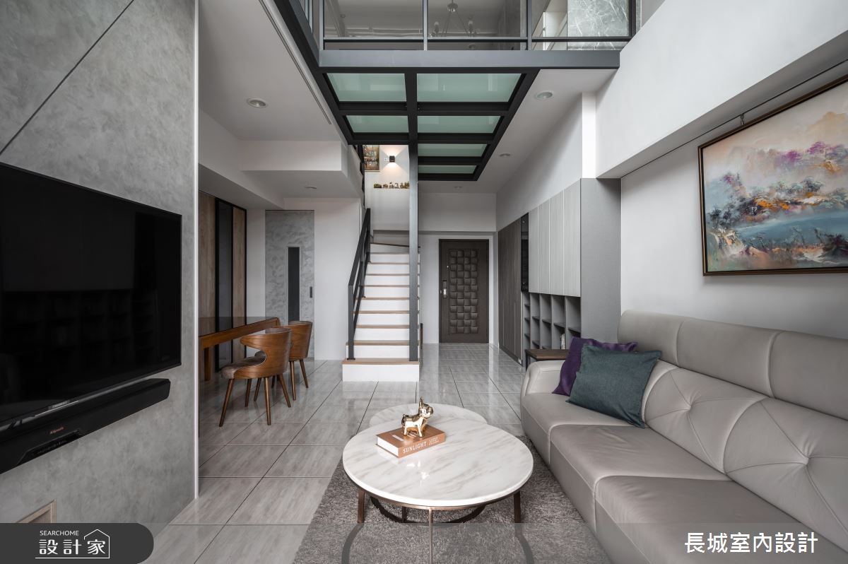 40坪老屋(31~40年)＿現代風客廳案例圖片＿長城室內設計＿長城_02.陽光新居之10