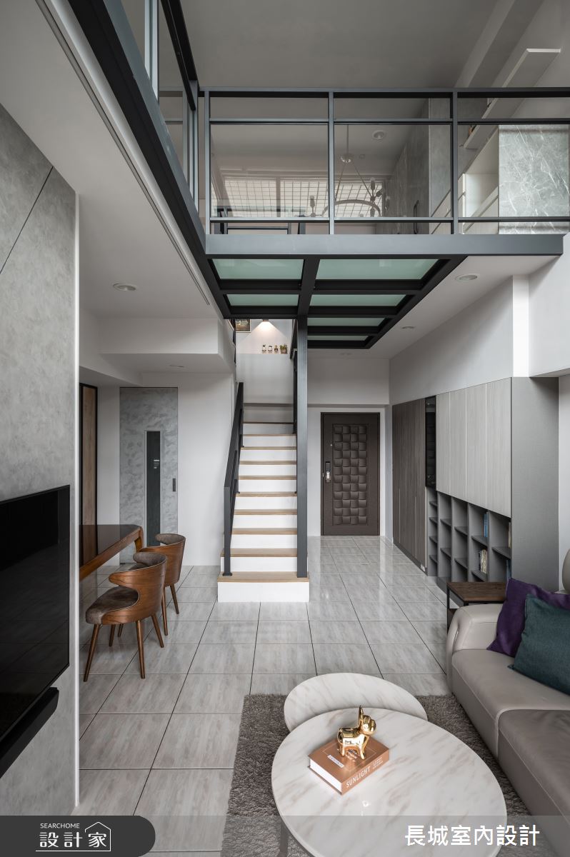 40坪老屋(31~40年)＿現代風客廳案例圖片＿長城室內設計＿長城_02.陽光新居之12
