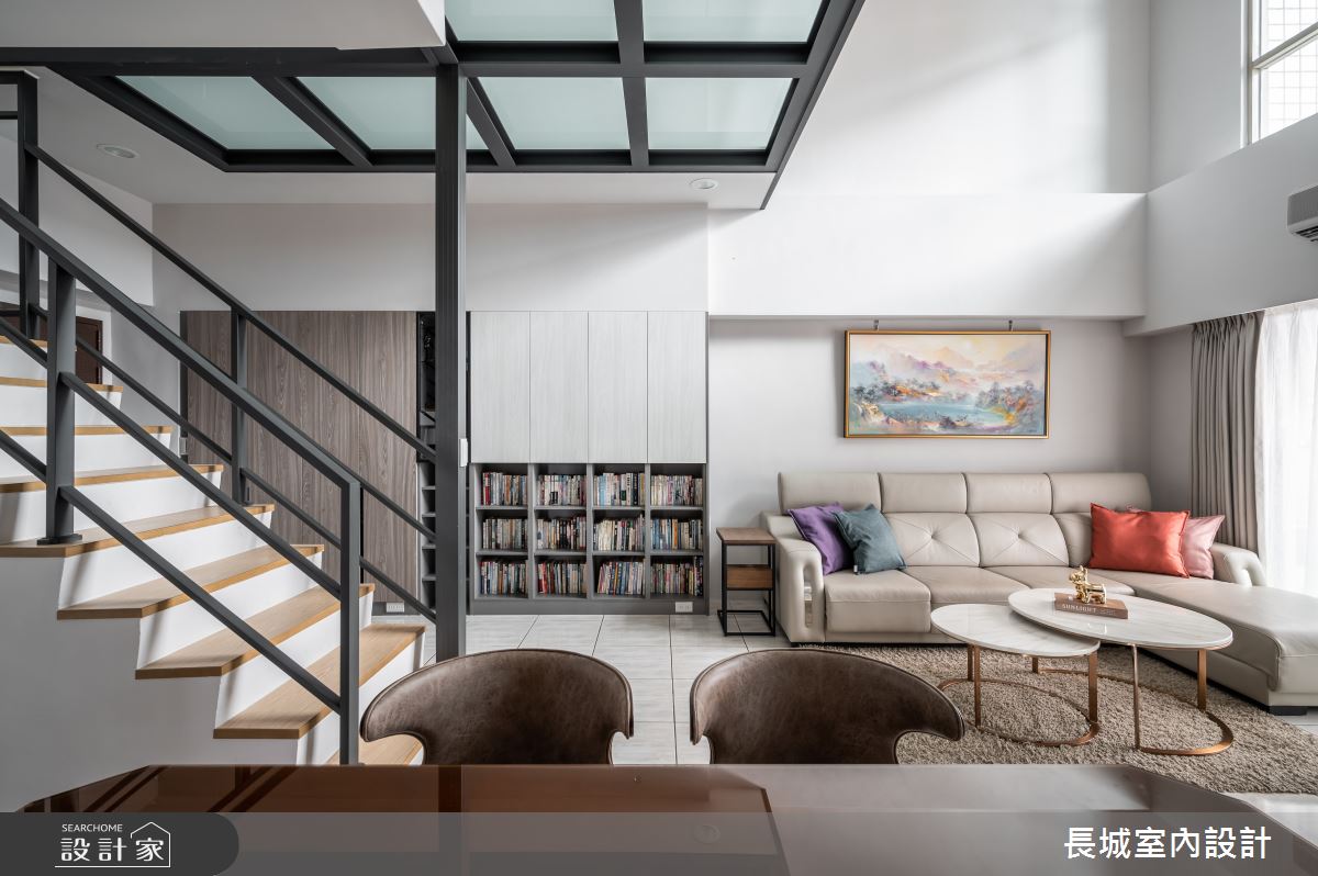 40坪老屋(31~40年)＿現代風客廳案例圖片＿長城室內設計＿長城_02.陽光新居之13