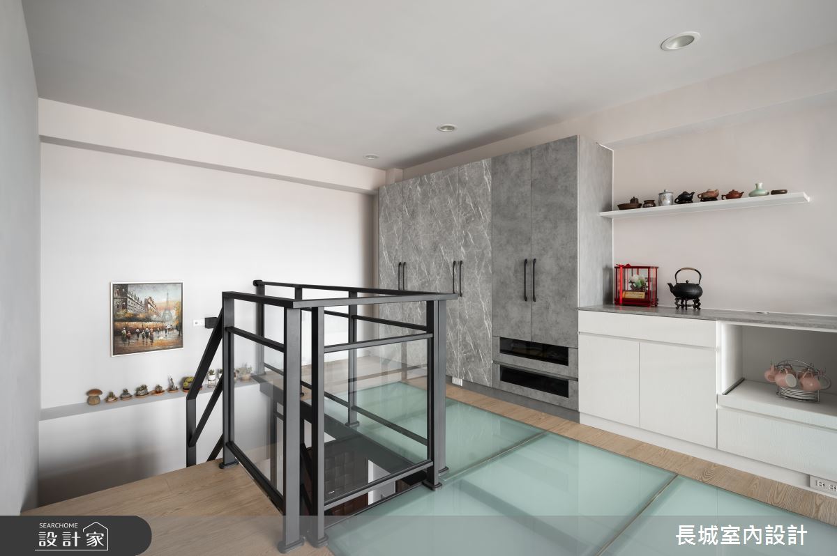 40坪老屋(31~40年)＿現代風走廊案例圖片＿長城室內設計＿長城_02.陽光新居之18