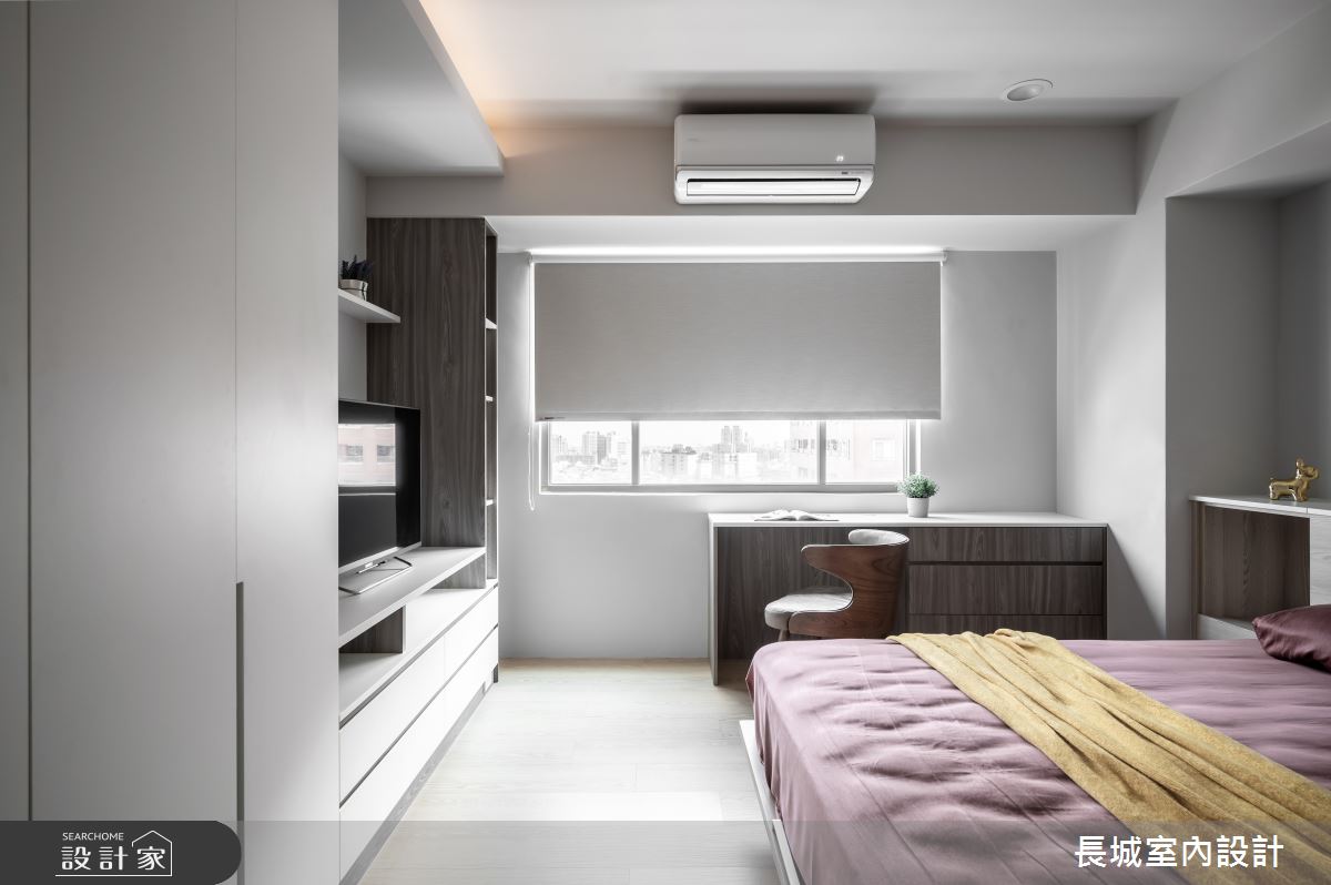 40坪老屋(31~40年)＿現代風臥室案例圖片＿長城室內設計＿長城_02.陽光新居之21