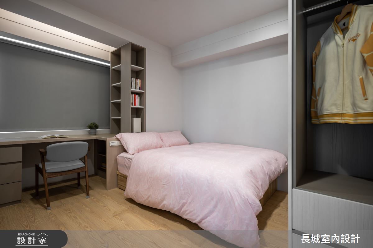 40坪老屋(31~40年)＿現代風臥室案例圖片＿長城室內設計＿長城_02.陽光新居之24