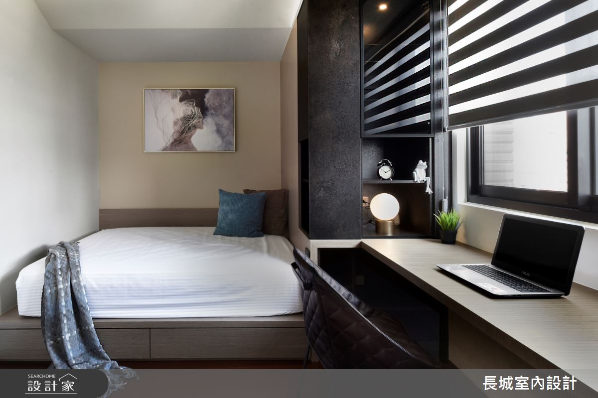 56坪新成屋(5年以下)＿人文禪風臥室案例圖片＿長城室內設計＿長城_03.三代禪居之8