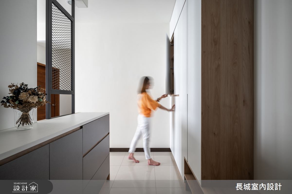 28坪新成屋(5年以下)＿現代風玄關案例圖片＿長城室內設計＿長城_04.安心護家之4279