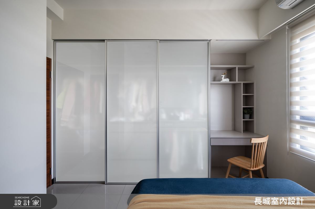 28坪新成屋(5年以下)＿現代風臥室案例圖片＿長城室內設計＿長城_04.安心護家之9
