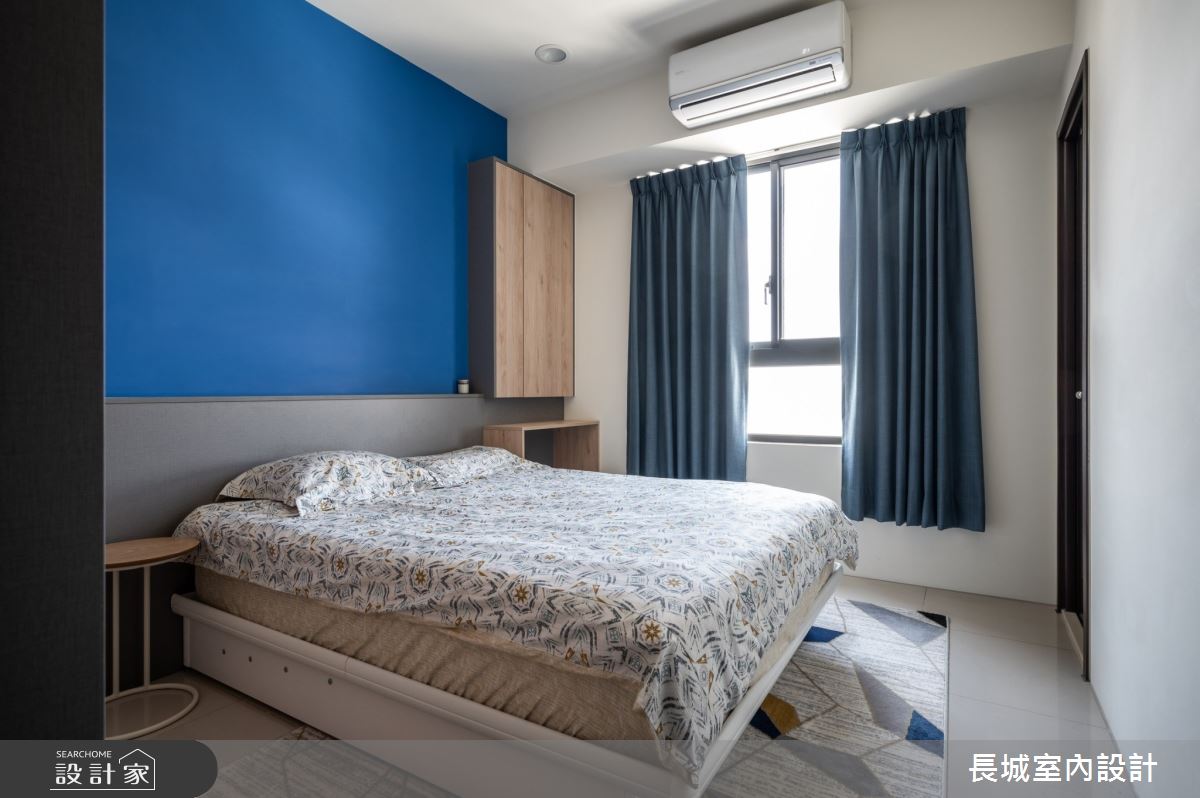 35坪新成屋(5年以下)＿美式風臥室案例圖片＿長城室內設計＿長城_07.藝術居家之14
