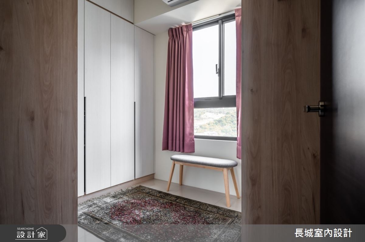 35坪新成屋(5年以下)＿美式風臥室案例圖片＿長城室內設計＿長城_07.藝術居家之16