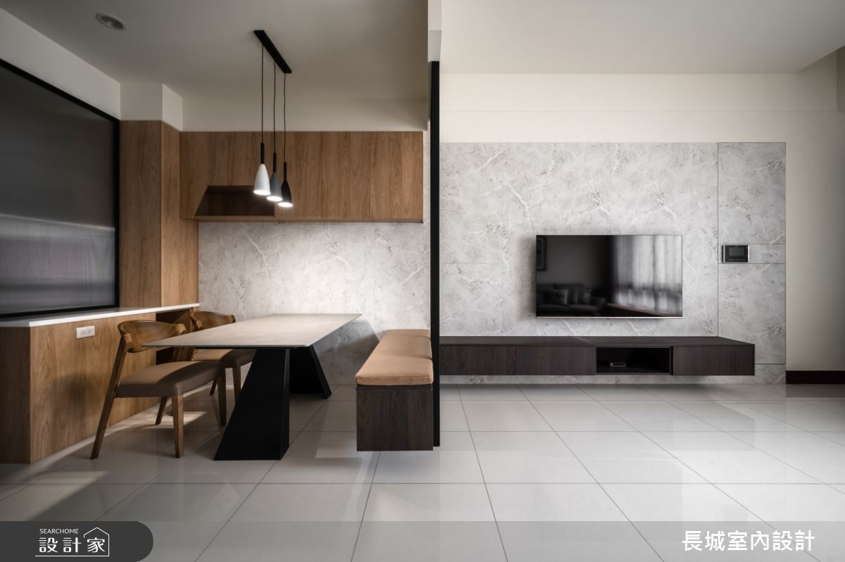 75坪新成屋(5年以下)＿現代風客廳案例圖片＿長城室內設計＿長城_08.全能居宅之3