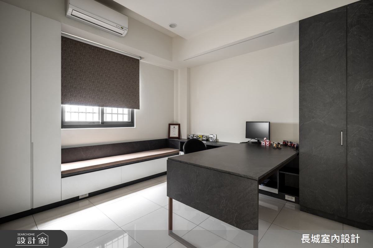 75坪新成屋(5年以下)＿現代風書房臥榻案例圖片＿長城室內設計＿長城_08.全能居宅之6