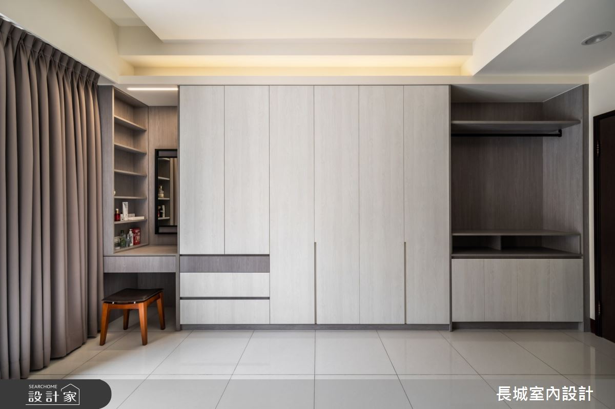 75坪新成屋(5年以下)＿現代風臥室案例圖片＿長城室內設計＿長城_08.全能居宅之7