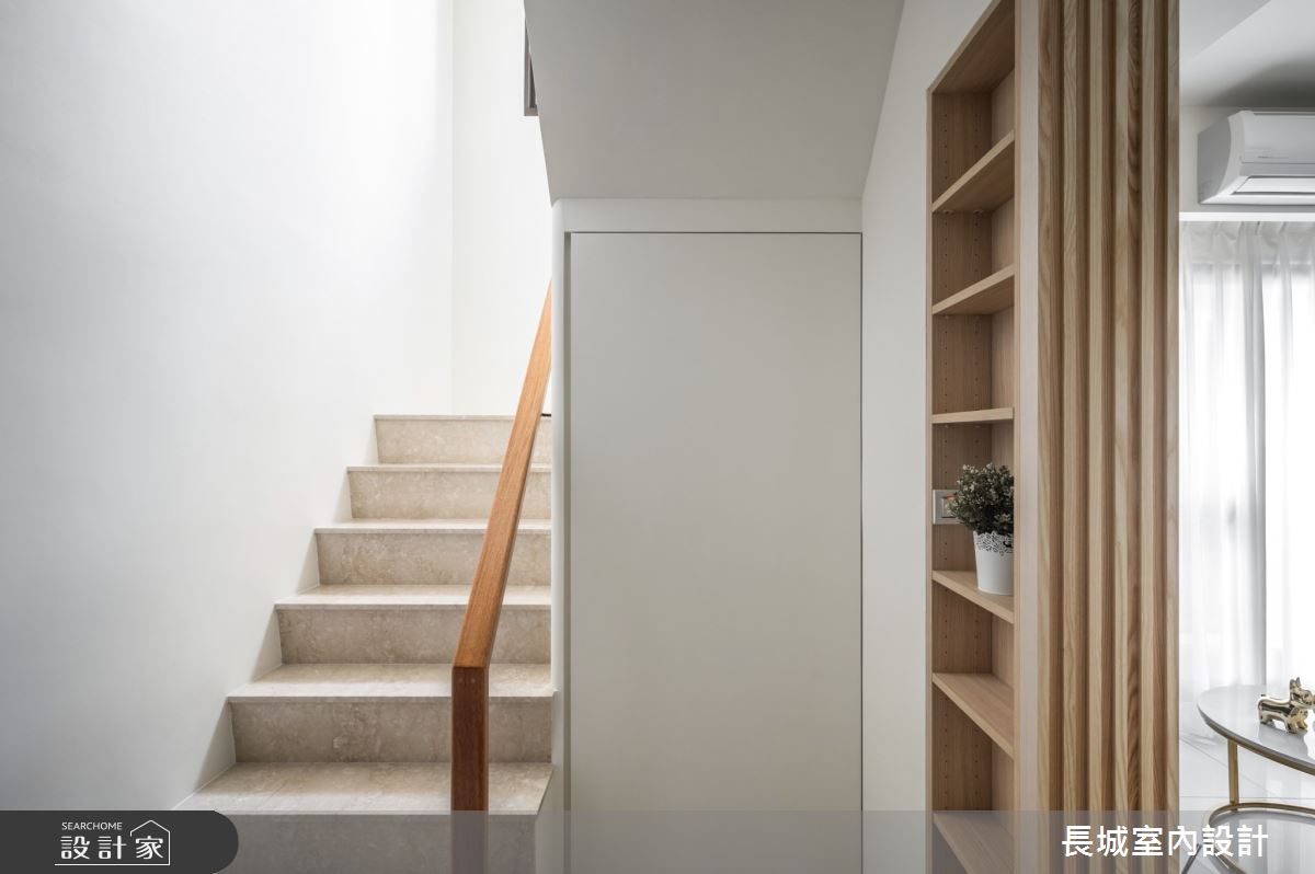 23坪新成屋(5年以下)＿北歐風樓梯案例圖片＿長城室內設計＿長城_09.北歐樂居之10