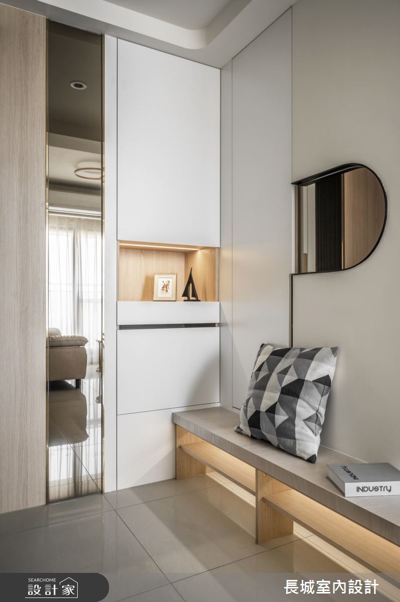 23坪新成屋(5年以下)＿北歐風玄關案例圖片＿長城室內設計＿長城_09.北歐樂居之2