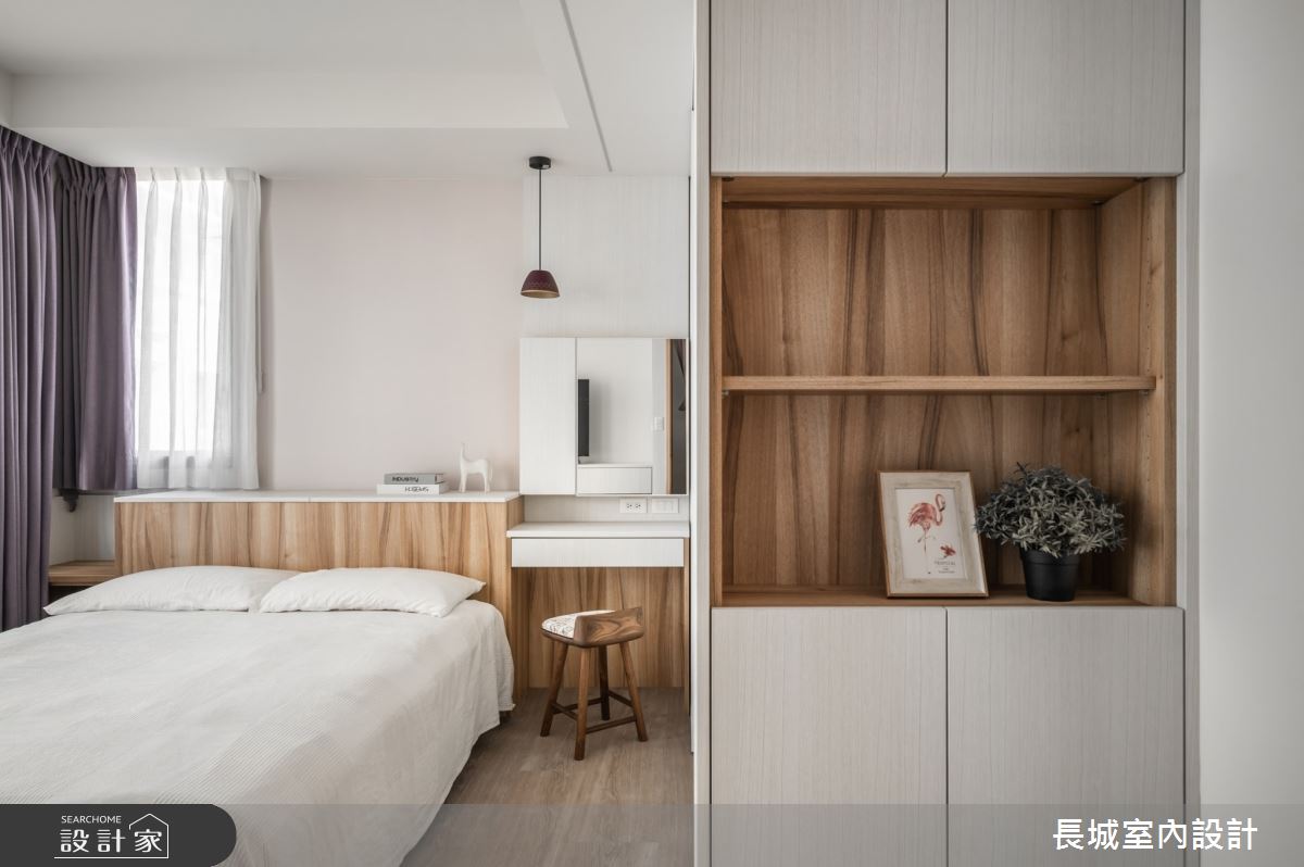 68坪中古屋(5~15年)＿簡約風臥室案例圖片＿長城室內設計＿長城_10.坪效重生之16