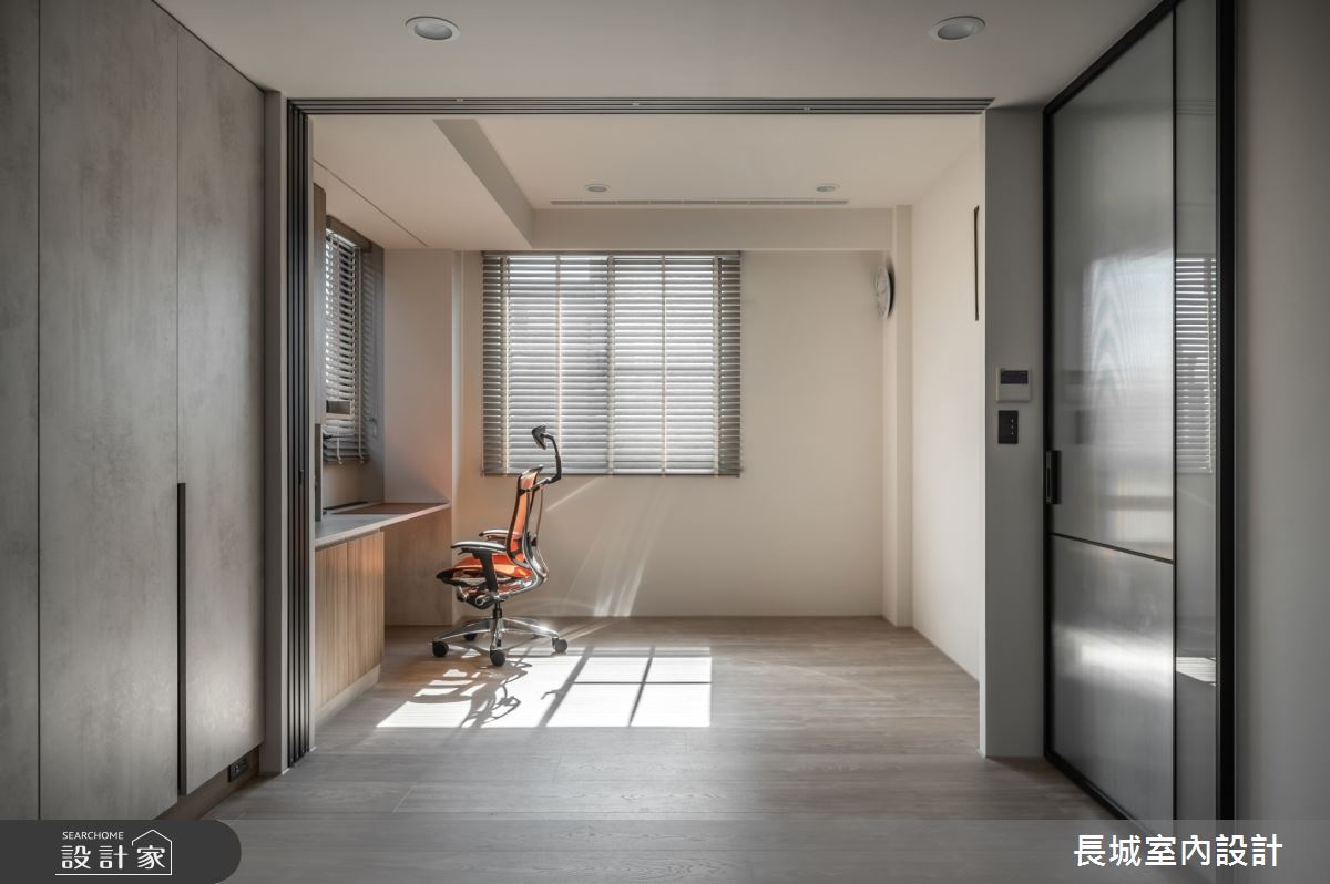68坪中古屋(5~15年)＿簡約風書房案例圖片＿長城室內設計＿長城_10.坪效重生之26