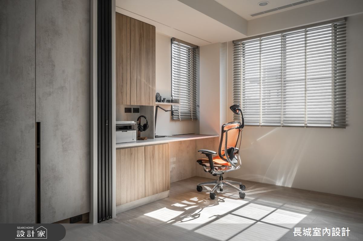 68坪中古屋(5~15年)＿簡約風書房案例圖片＿長城室內設計＿長城_10.坪效重生之24