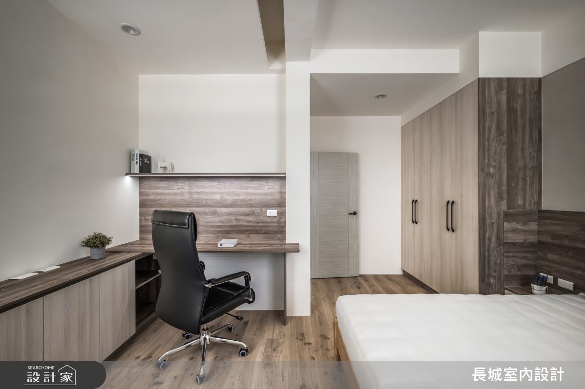 52坪老屋(31~40年)＿簡約風臥室案例圖片＿長城室內設計＿長城_11.零隙之美之9