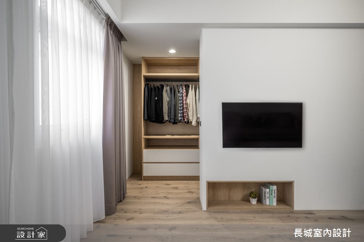 52坪老屋(31~40年)＿簡約風臥室案例圖片＿長城室內設計＿長城_11.零隙之美之6