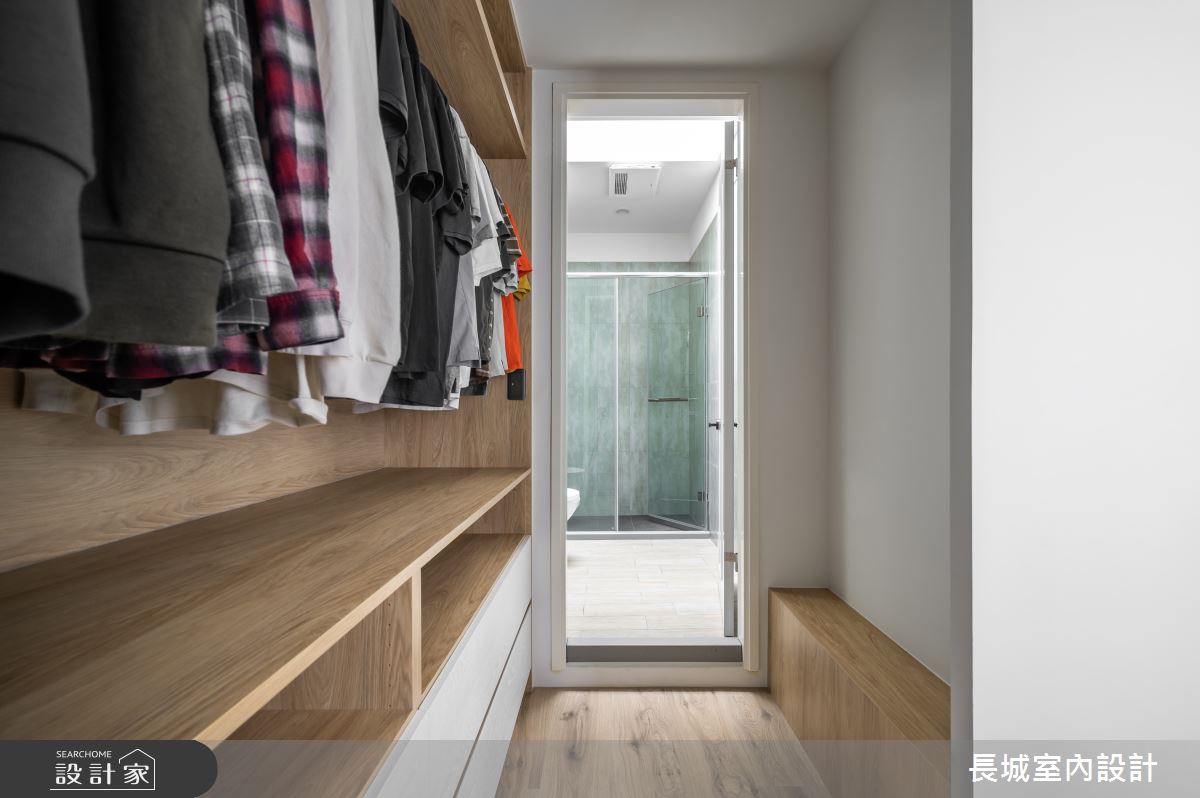 52坪老屋(31~40年)＿簡約風更衣間案例圖片＿長城室內設計＿長城_11.零隙之美之7