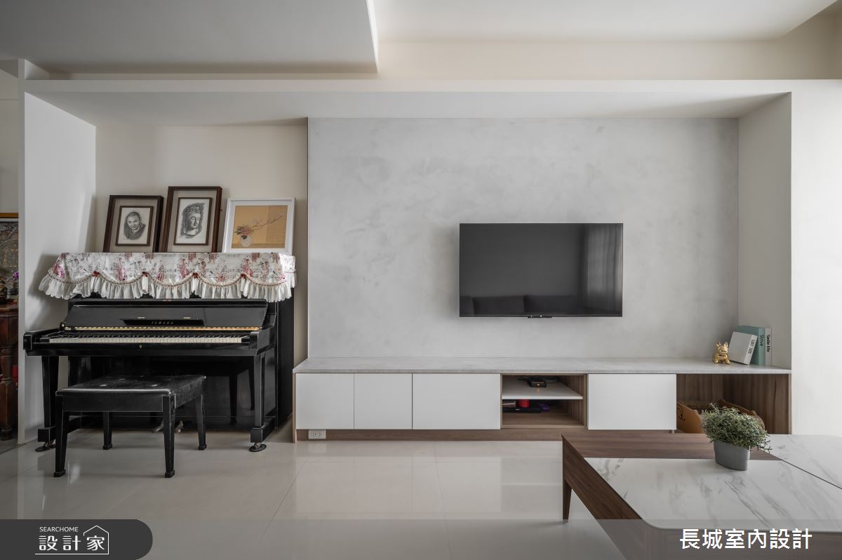 52坪老屋(31~40年)＿簡約風客廳案例圖片＿長城室內設計＿長城_11.零隙之美之2