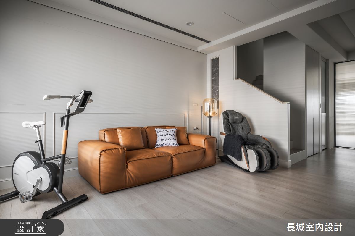 56坪新成屋(5年以下)＿美式風客廳案例圖片＿長城室內設計＿長城_12.客變美宅之2