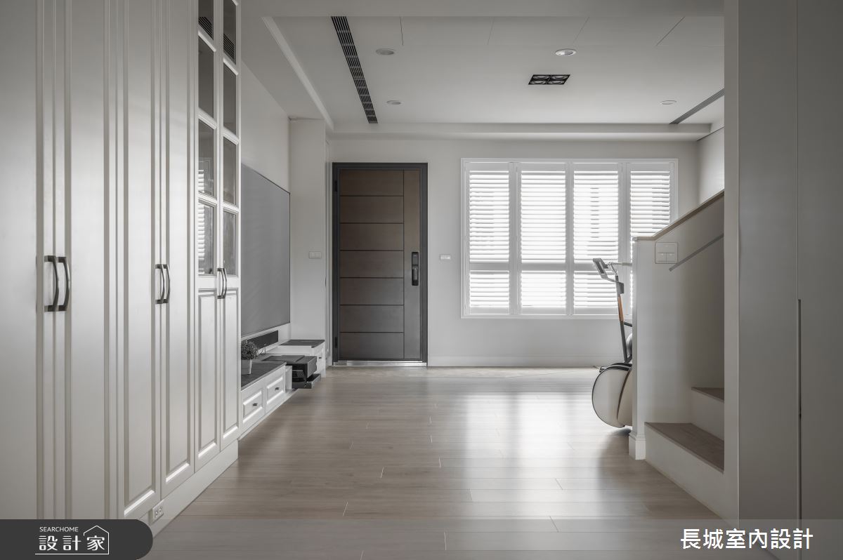 56坪新成屋(5年以下)＿美式風客廳案例圖片＿長城室內設計＿長城_12.客變美宅之5