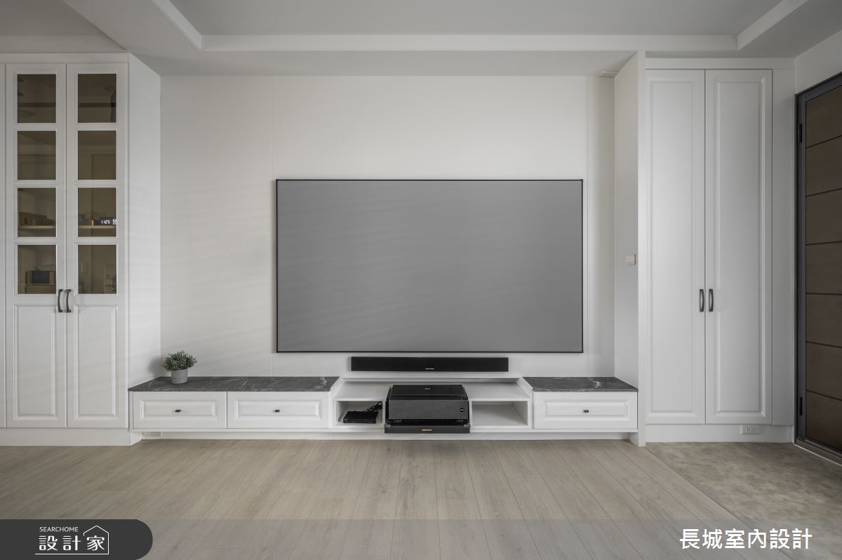 56坪新成屋(5年以下)＿美式風客廳案例圖片＿長城室內設計＿長城_12.客變美宅之3