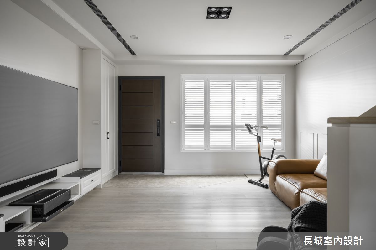 56坪新成屋(5年以下)＿美式風客廳案例圖片＿長城室內設計＿長城_12.客變美宅之4