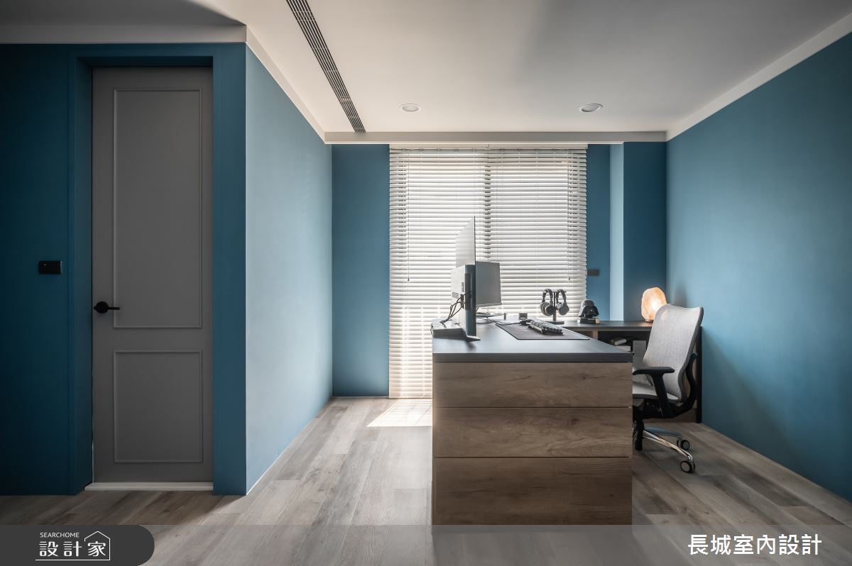 56坪新成屋(5年以下)＿美式風工作區案例圖片＿長城室內設計＿長城_12.客變美宅之16