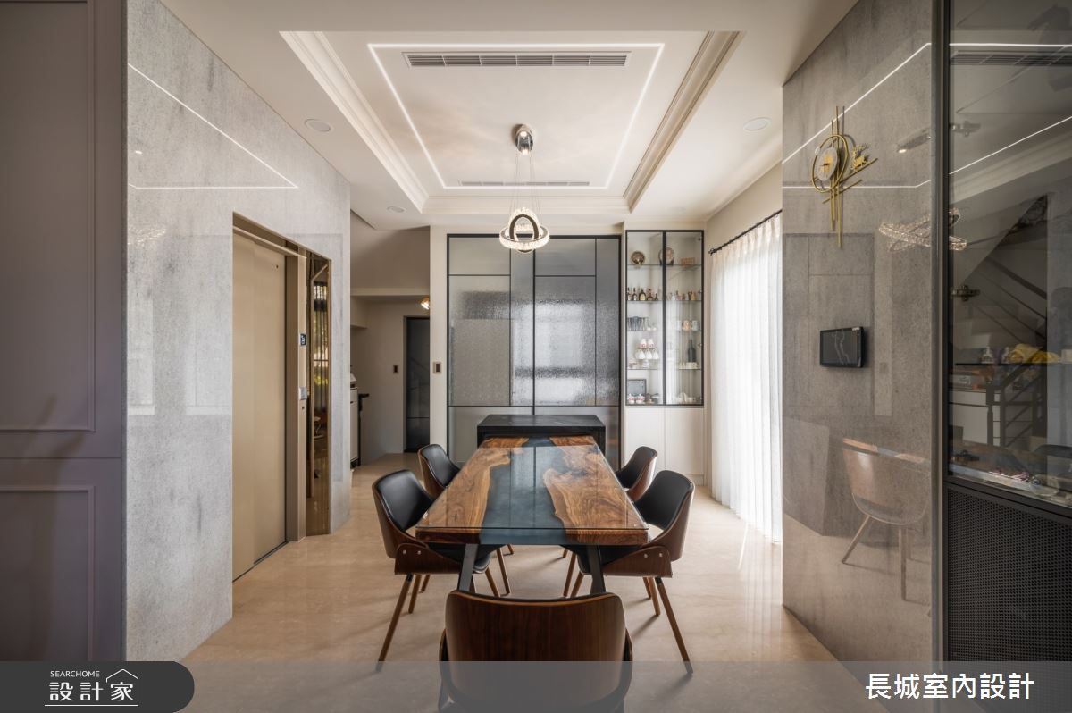 75坪新成屋(5年以下)＿現代風餐廳案例圖片＿長城室內設計＿長城_14.家和之道之6