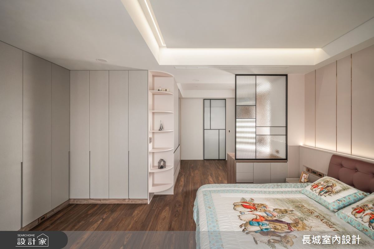 75坪新成屋(5年以下)＿現代風臥室案例圖片＿長城室內設計＿長城_14.家和之道之13