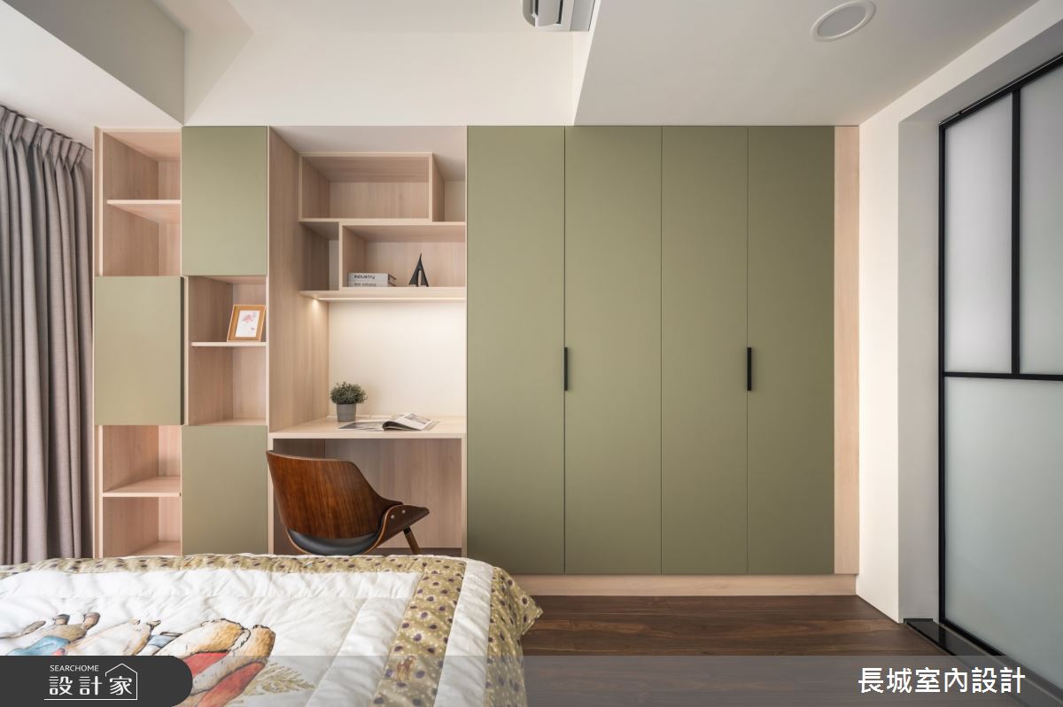 75坪新成屋(5年以下)＿現代風臥室案例圖片＿長城室內設計＿長城_14.家和之道之22