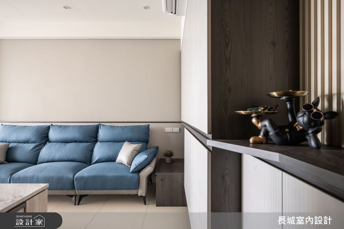 22坪預售屋＿現代風玄關客廳案例圖片＿長城室內設計＿長城_15.饗食光宅之1