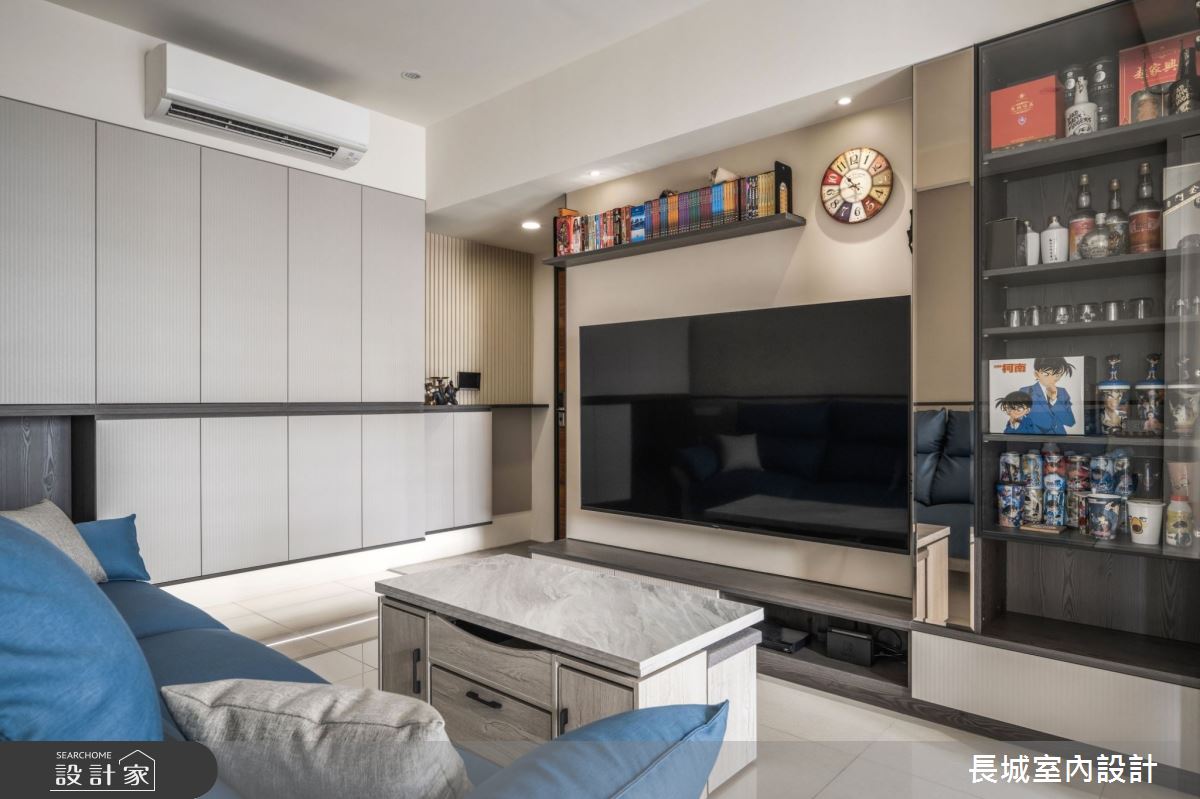 22坪預售屋＿現代風玄關客廳案例圖片＿長城室內設計＿長城_15.饗食光宅之7