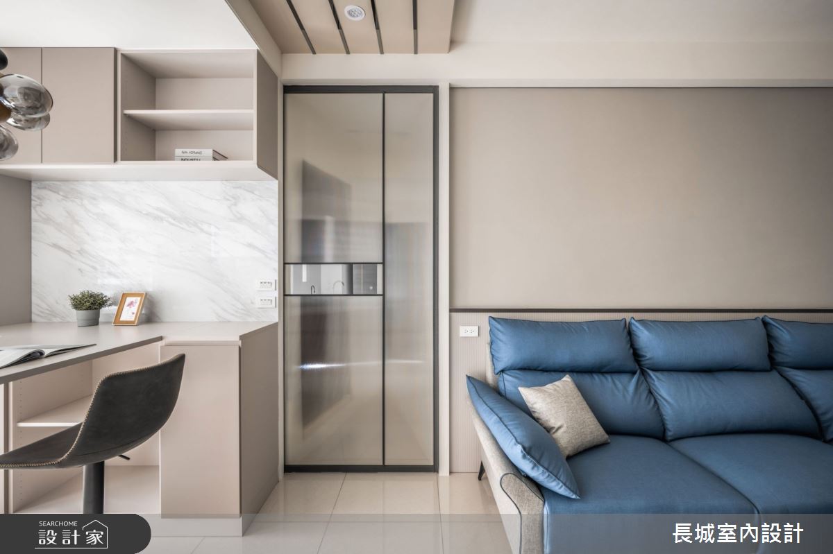 22坪預售屋＿現代風客廳中島案例圖片＿長城室內設計＿長城_15.饗食光宅之9