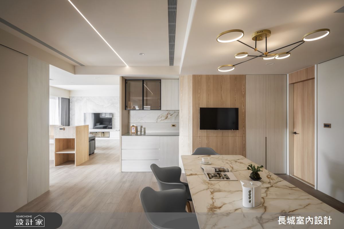 55坪新成屋(5年以下)＿日式無印風餐廳案例圖片＿長城室內設計＿長城_16.木韻新居之11