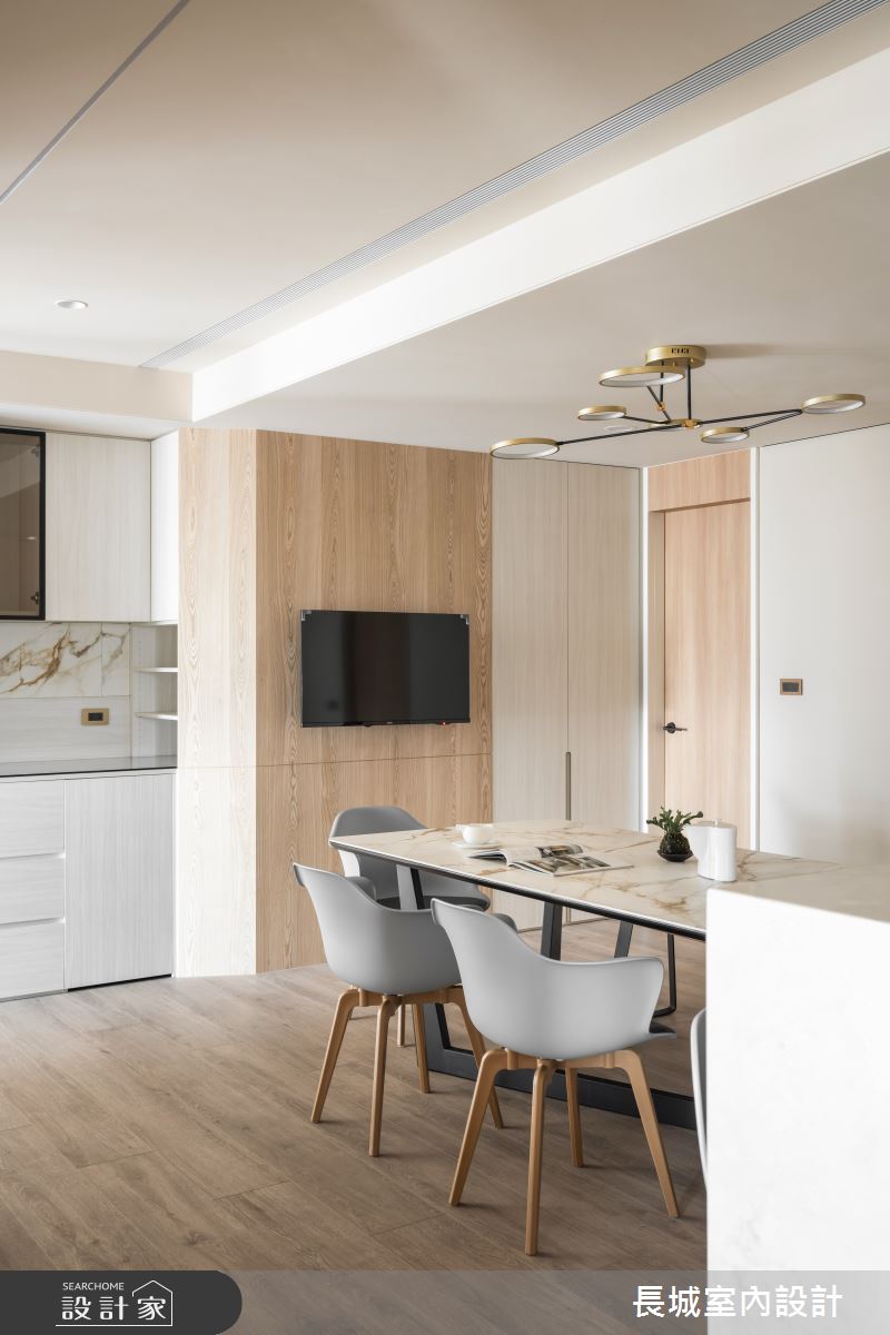 55坪新成屋(5年以下)＿日式無印風餐廳案例圖片＿長城室內設計＿長城_16.木韻新居之10