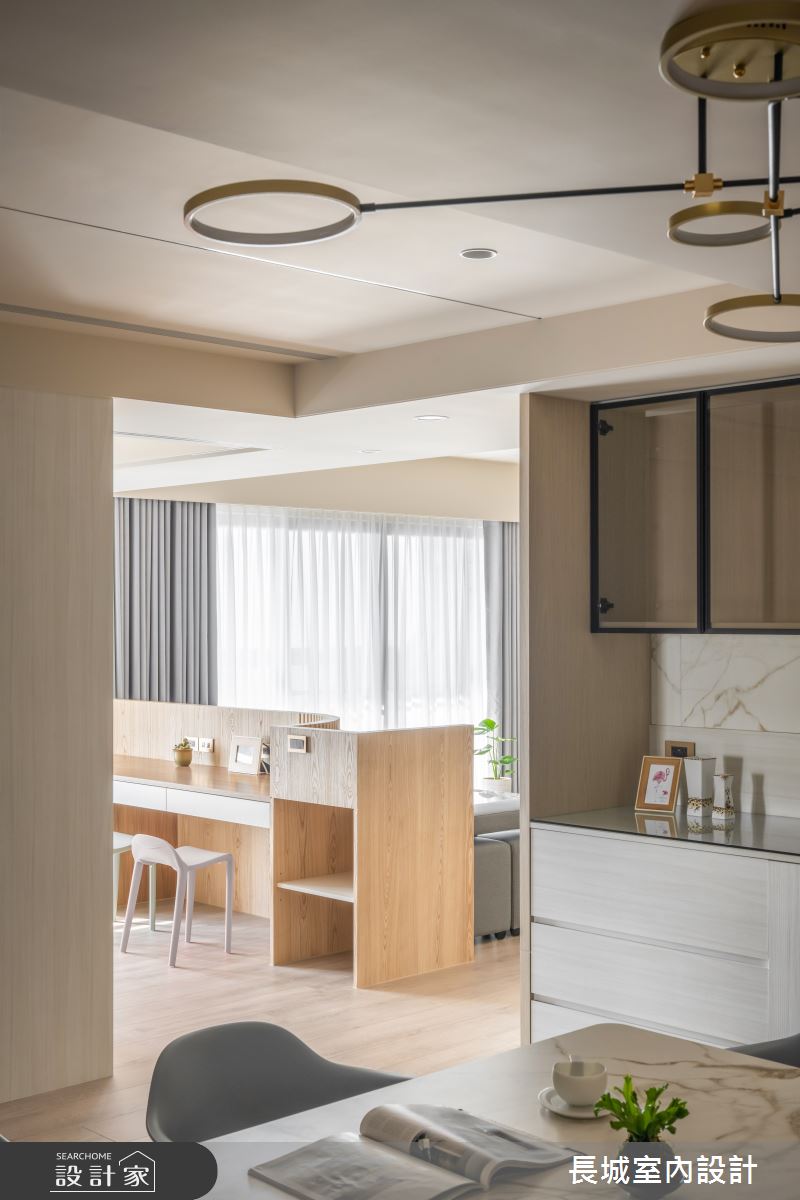 55坪新成屋(5年以下)＿日式無印風餐廳書房案例圖片＿長城室內設計＿長城_16.木韻新居之9