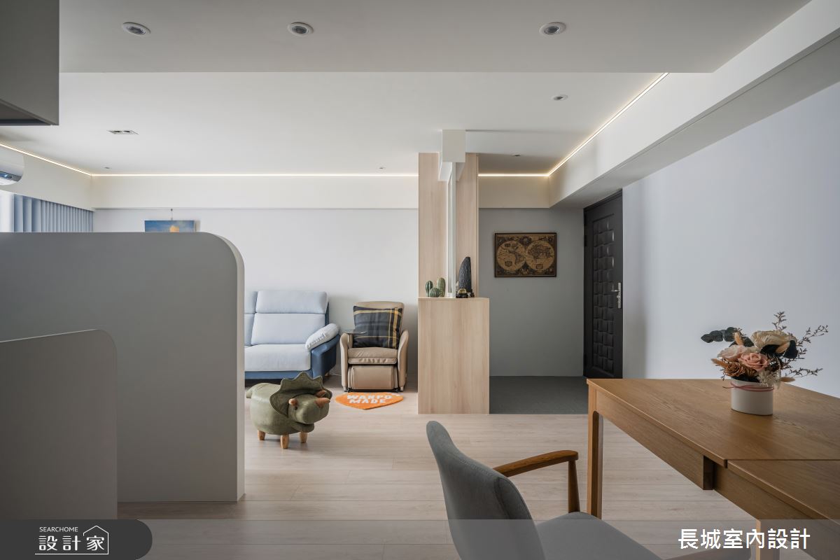 28坪老屋(16~30年)＿北歐風玄關客廳餐廳案例圖片＿長城室內設計＿長城_17.老屋逆齡之9
