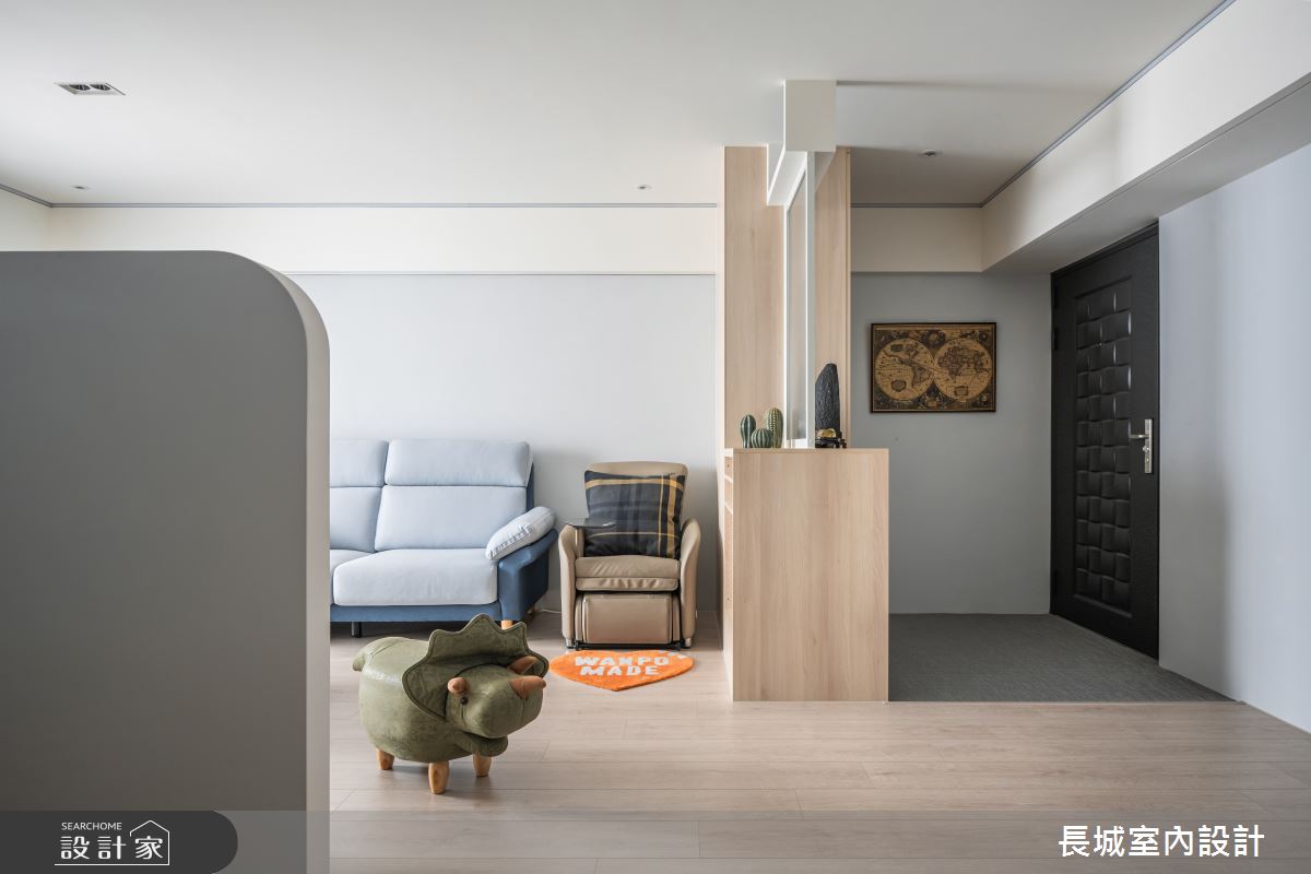 28坪老屋(16~30年)＿北歐風玄關客廳案例圖片＿長城室內設計＿長城_17.老屋逆齡之8