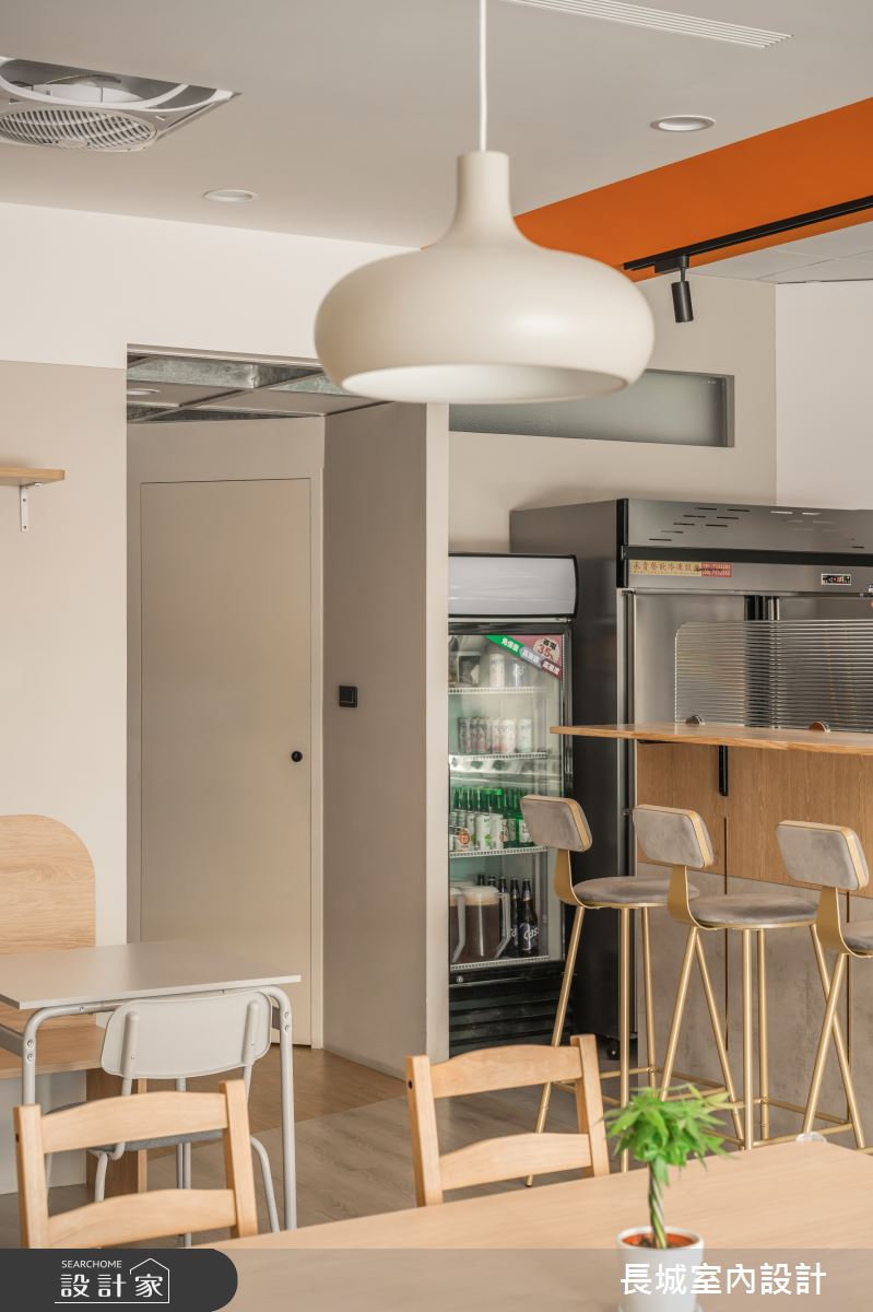 32坪新成屋(5年以下)＿簡約風商業空間案例圖片＿長城室內設計＿長城_19.活力橙調之16