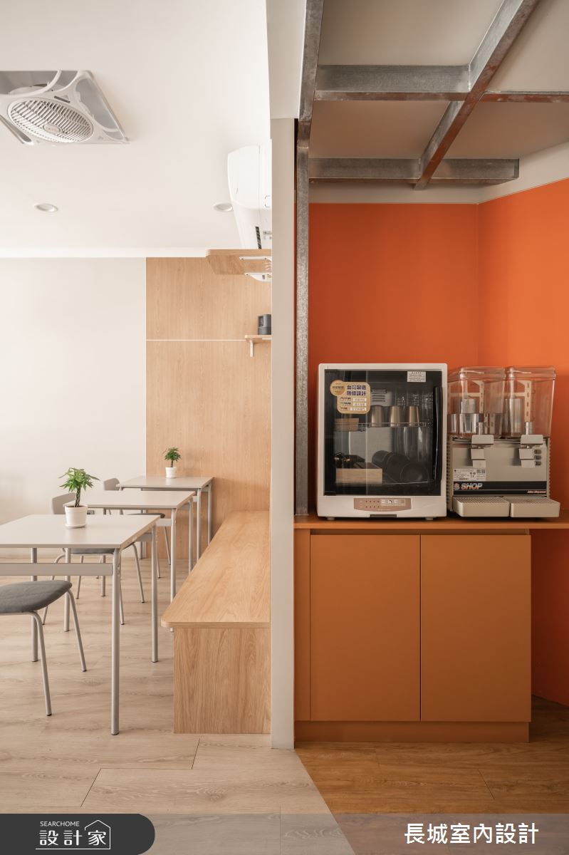 32坪新成屋(5年以下)＿簡約風商業空間案例圖片＿長城室內設計＿長城_19.活力橙調之19