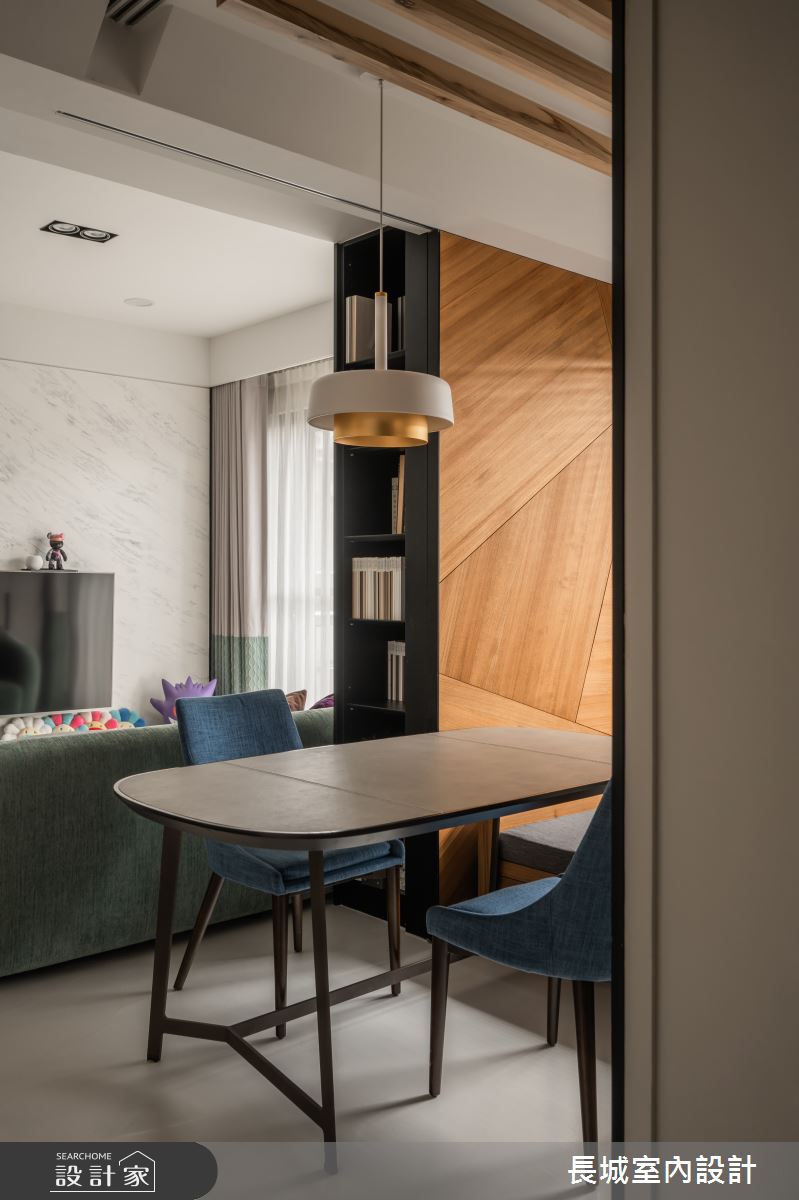 28坪新成屋(5年以下)＿現代風書房案例圖片＿長城室內設計＿長城_20.現代童心之11