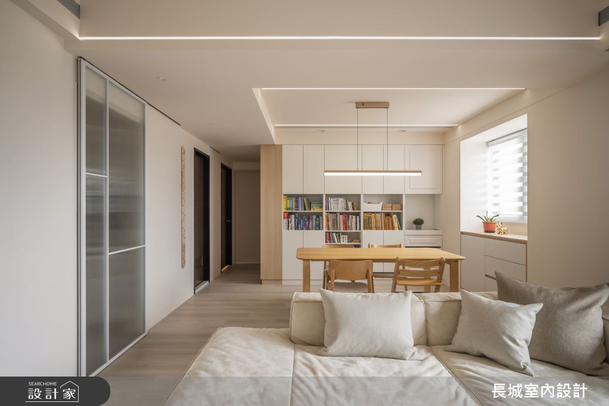 51坪預售屋＿現代風客廳餐廳案例圖片＿長城室內設計＿長城_21.潮流居家之7